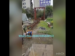 Fast Shaft Cable Winch with Gas Powered Engine Testing Site